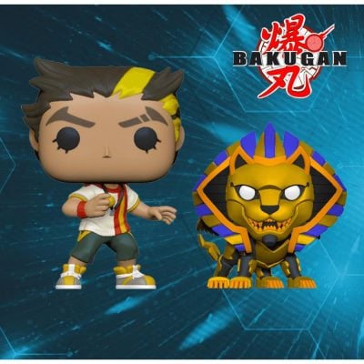 Funko Pop Animation - Bakugan E Pharol (2-Pack) (Metallic) #1