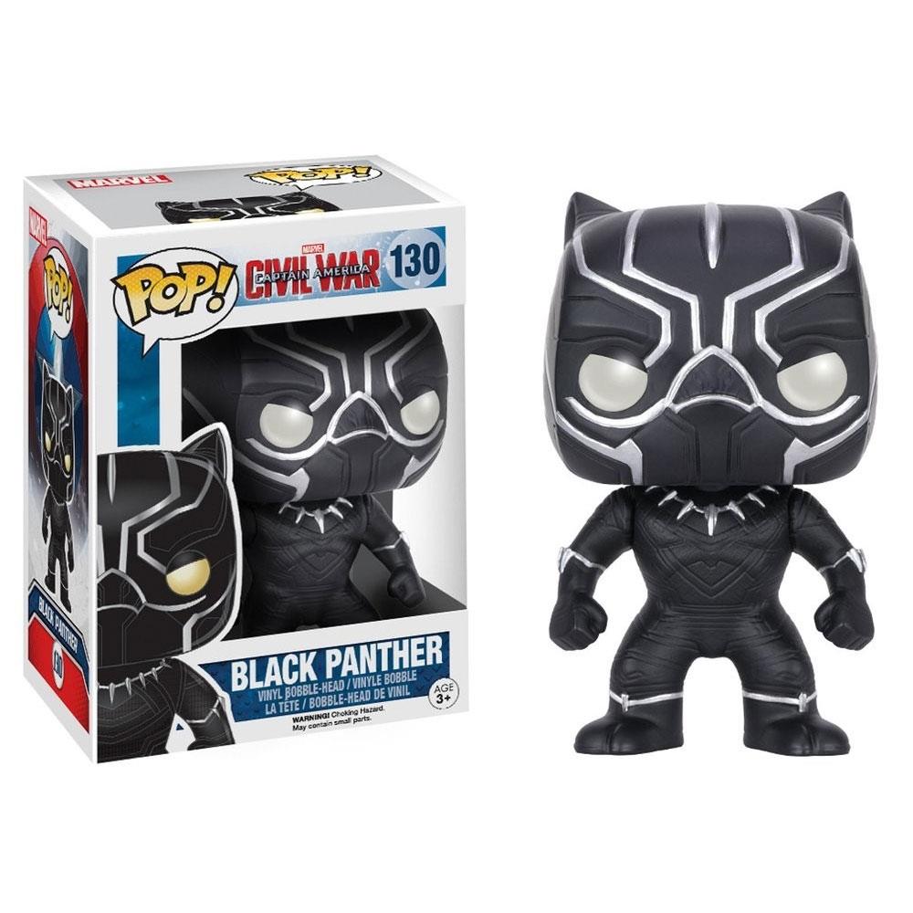 Funko Pop Black Panther 130 (Marvel) (Captain America Civil War) (Pantera Negra) #1 Funko Pop Black Panther 130 (Marvel) (Captain America Civil War) (Pantera Negra) #1