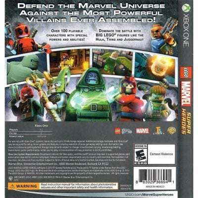 Lego Marvel Super Heroes Xbox One (Jogo Mídia Física)