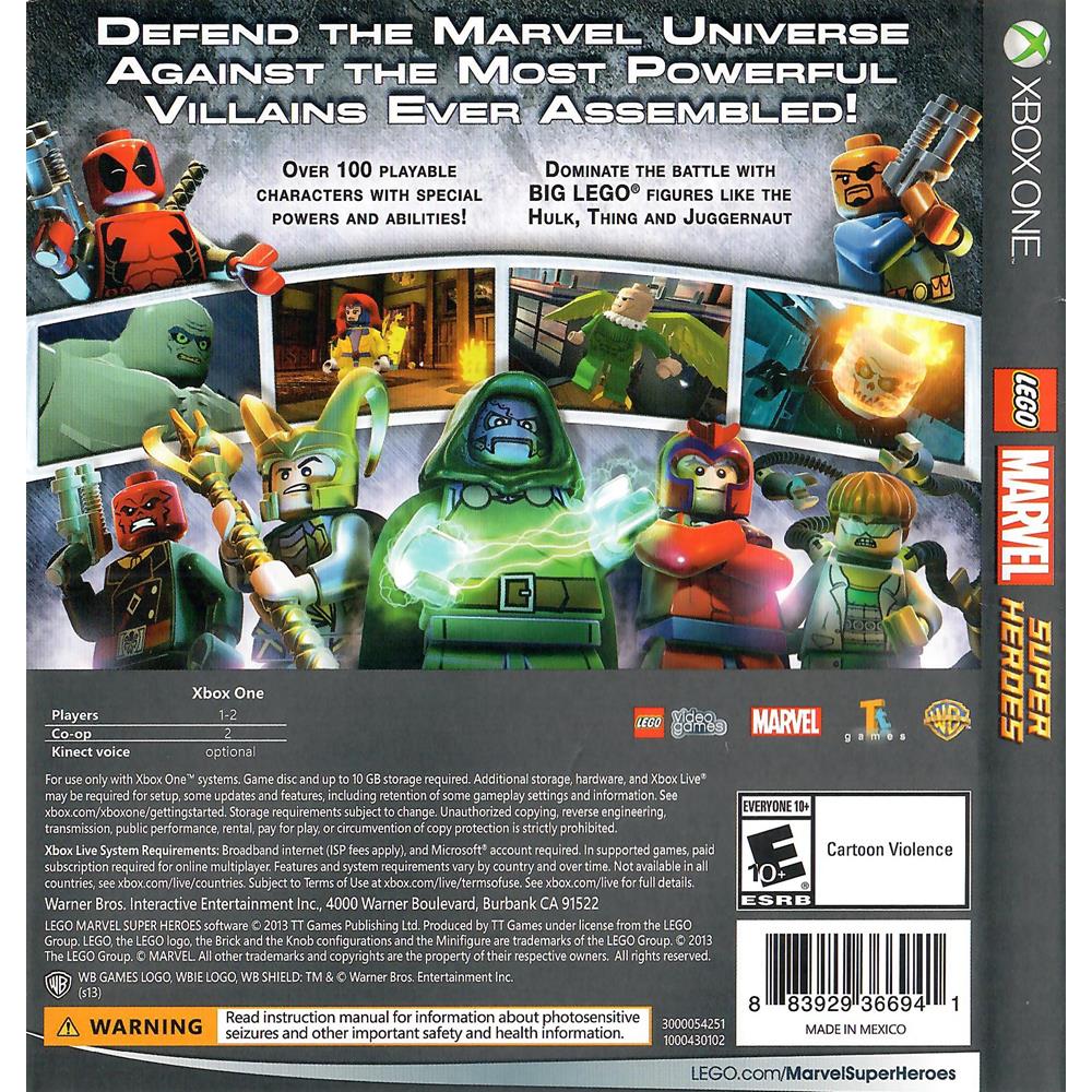 JOGO LEGO SUPER HEROES PARA XBOX 360 - MÍDIA FÍSICA ORIGINAL