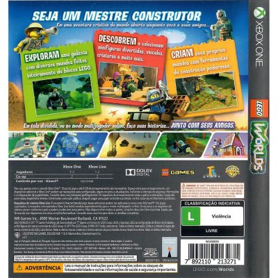 Lego Worlds Xbox One #1 (Jogo MÃdia FÃsica)
