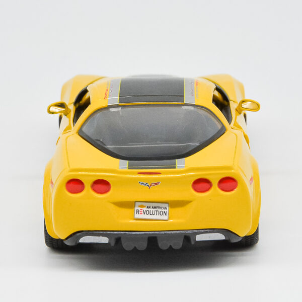 Miniatura Carro Chevrolet Corvette Z06 Gt1 (Amarelo) (2009) - Maisto