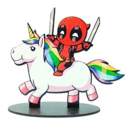 Miniatura Geek Mdf – Deadpool Unicornio