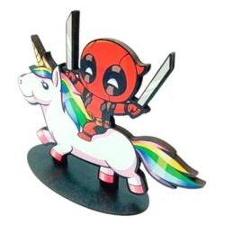Miniatura Geek Mdf – Deadpool Unicornio