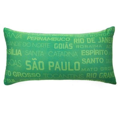 Almofada Pátria Amada 18X38cm
