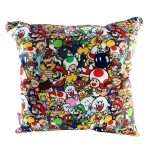 Almofada Super Mario World Fibra Veludo 40X40cm Almofada Super Mario World Fibra Veludo 40X40cm