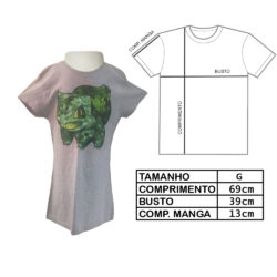 Camiseta Feminina Bulbasaur (Tam G) (Exposição)