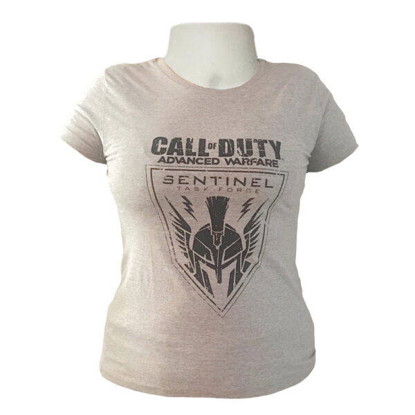 Camiseta Feminina Call Of Duty Sentinel Task Force (Tam G) (Exposição)