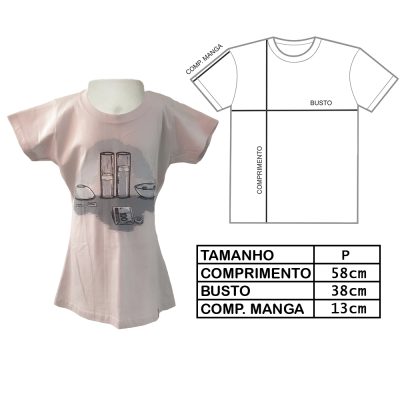 Camiseta Feminina Congresso (Tam P) (Exposição)