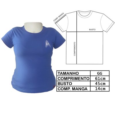 Camiseta Feminina Enterprise (Tam Gg) (Exposição)