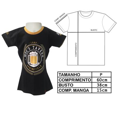Camiseta Feminina Moes Tavern (Tam P) (Exposição)