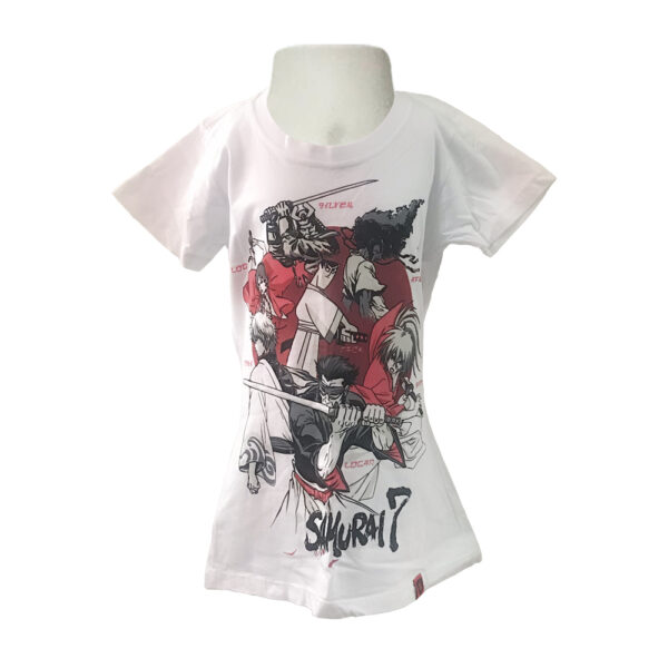 Camiseta Feminina Sete Samurais (Tam P) (Exposição)