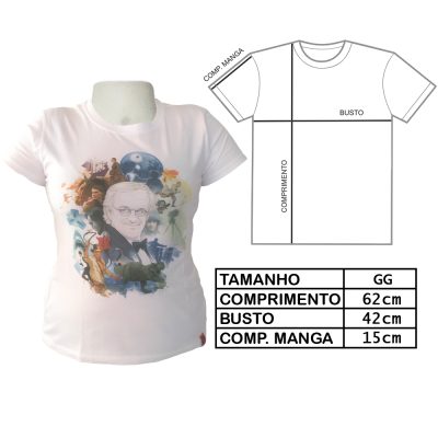 Camiseta Feminina Spielberg (Tam Gg) (Exposição)