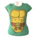 Camiseta Feminina Tartaruga Ninja (Tam P) (Exposição) Camiseta Feminina Tartaruga Ninja (Tam P) (Exposição)