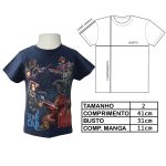 Camiseta Infantil Vingadores Guerra Civil (Tam 2) (Exposição)