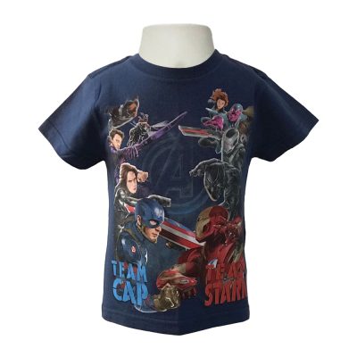Camiseta Infantil Vingadores Guerra Civil (Tam 2) (Exposição)