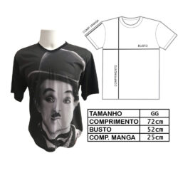 Camiseta Unissex Chaplin (Tam Gg) (Exposição)