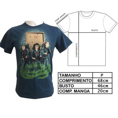 Camiseta Unissex Chaves Caça Fantasmas (Tam P) (Exposição)