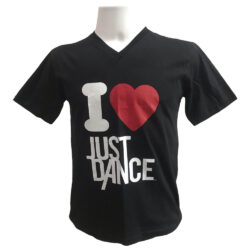 Camiseta Unissex I Love Just Dance (Tam P) (Exposição)
