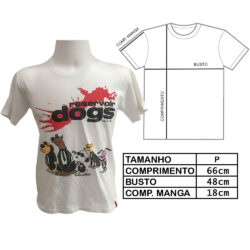 Camiseta Unissex Reservoir Dogs (Tam P) (Exposição)