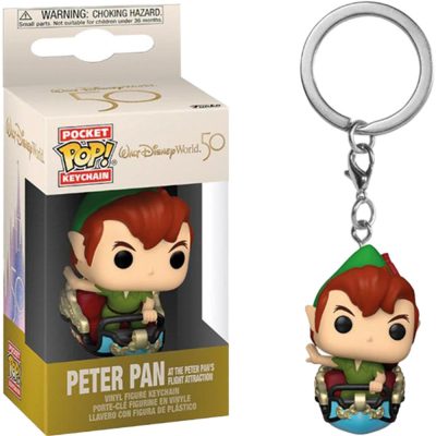 Chaveiro Funko Pop Peter Pan At Peter Pans Flight Attraction Pocket Pop Keychain - Disney World