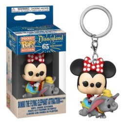Chaveiro Minnie No Dumbo (Funko Pocket Pop Keychain) (Dumbo The Flying Elephant Attraction And Minnie Mouse)