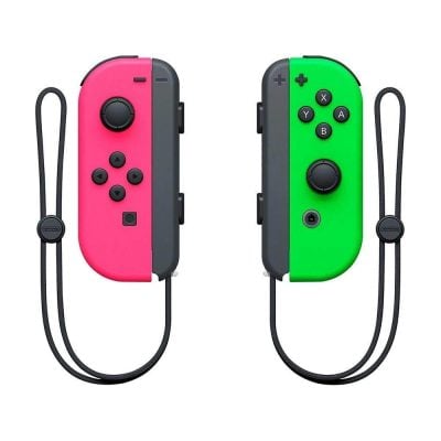 Controle Joy Con Nintendo Switch (Direito/Esquerdo) (Rosa Neon/Verde Neon)