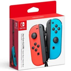 Controle Joy Con Nintendo Switch (Direito/Esquerdo) (Vermelho Neon/Azul Neon)