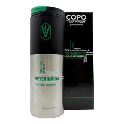 Copo Para Viagem Profissão Veterinaria 500Ml