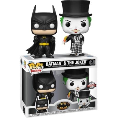 Funko Pop Batman & The Joker 2 Pack - Filme Batman 1989 - Heroes Dc Comics - Special Edition