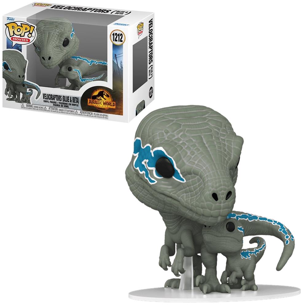 Funko Pop Blue & Beta Velociraptors 1212 - Jurassic World Dominion - Movies