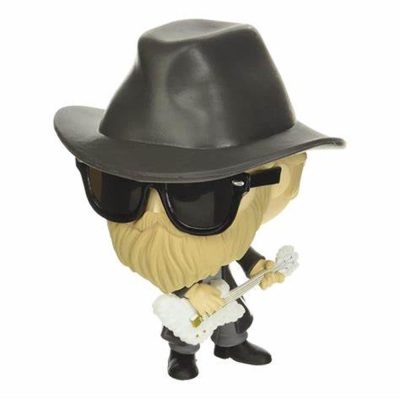 Funko Pop Dusty Hill 165 (Zz Top) (Rocks) (Flocked)