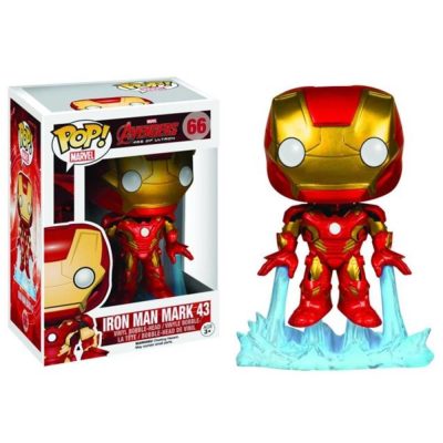 Funko Pop Iron Man Mark 43 #66 (Homem De Ferro) (Avengers Age Of Ultron) (Marvel) (Vaulted)