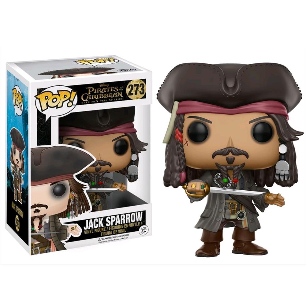 Funko Pop Jack Sparrow 273 – Piratas Do Caribe – Disney Funko Pop Jack Sparrow 273 - Piratas Do Caribe - Disney
