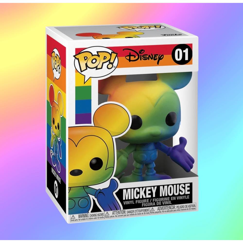 Funko Pop Mickey Mouse 01 (Rainbow Pride) (Disney)