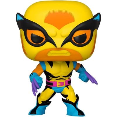 Funko Pop Wolverine 802 (Black Light) + Camiseta G (Box Pop Tees)