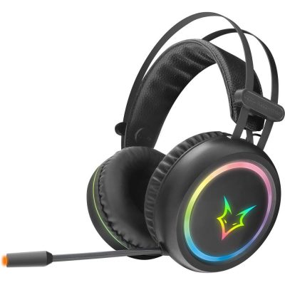Headset Gamer P3 + Usb Com Adaptapor P2, Stereo, Driver 50Mm, Rainbow - Husky Gaming Polar