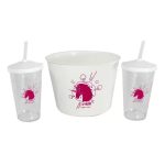 Kit Almofada Pipoca Capricho Unicornio Fofinho