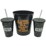Kit Almofada Pipoca Fibra Star Wars Galaxia Kit Almofada Pipoca Fibra Star Wars Galaxia