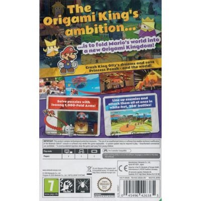 Paper Mario The Origami King Nintendo Switch (Jogo MÃdia FÃsica)