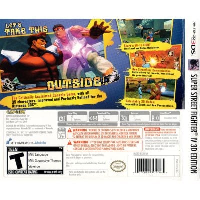 Super Street Fighter Iv 3D Edition Nintendo 3Ds (Jogo Mídia Física)