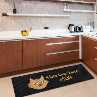 Tapete De Cozinha Gato Rabugento (Sqn)
