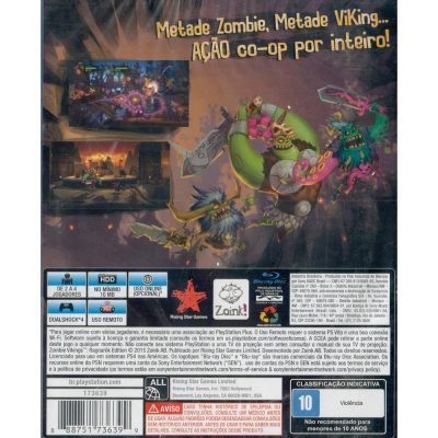 Zombie Vikings Ps4 (Jogo Mídia Física)