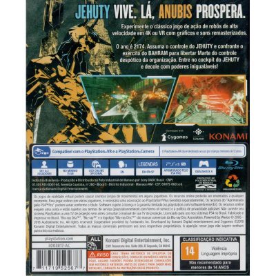 Zone Of The Enders The 2Nd Runner Mars Ps4 (Jogo Mídia Física)