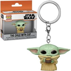 Chaveiro Funko Pocket Pop Keychain - The Child With Cup (Baby Yoda)