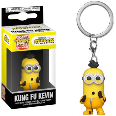 Chaveiro Funko Pop Kung Fu Kevin (Pocket Keychain Minions 2)