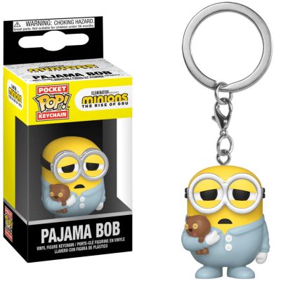 Chaveiro Funko Pop Pajama Bob (Pocket Keychain Minions 2)