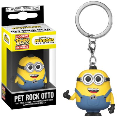 Chaveiro Funko Pop Pet Rock Otto (Pocket Keychain Minions 2)
