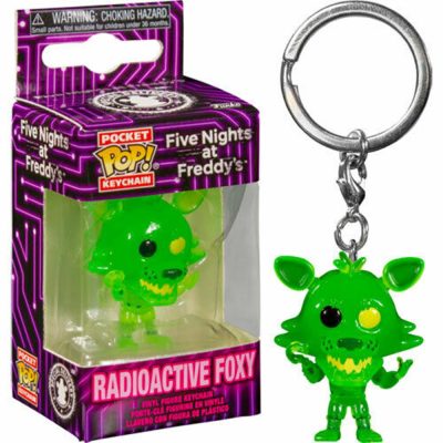 Chaveiro Funko Pop Radioactive Foxy (Pocket Keychain Five Nights At Freddy’S)