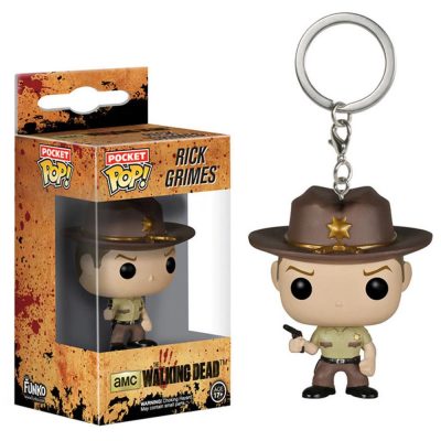 Chaveiro Funko Pop Rick Grimes - Pocket Keychain The Walking Dead (Twd)